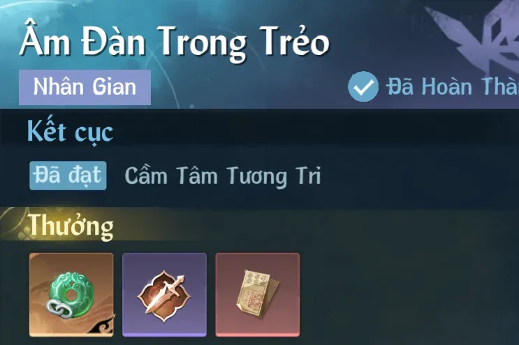 Ảnh Nhân Gian Âm Đàn Trong Trẻo trong game Nghịch Thuỷ Hàn