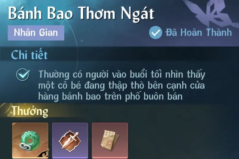 Ảnh Nhân Gian Bánh Bao Thơm Ngát trong game Nghịch Thuỷ Hàn