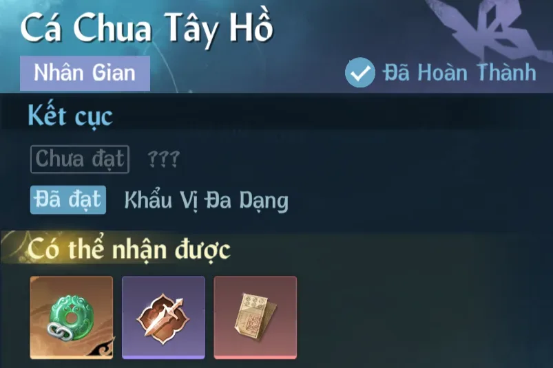 Ảnh Nhân Gian Cá Chua Tây Hồ trong game Nghịch Thuỷ Hàn