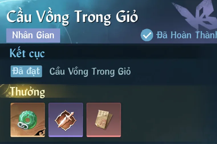 Ảnh Nhân Gian Cầu Vòng Trong Giỏ trong game Nghịch Thuỷ Hàn