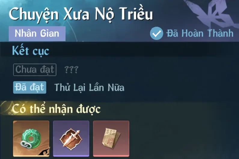 Ảnh Nhân Gian Chuyện Xưa Nộ Triều trong game Nghịch Thuỷ Hàn