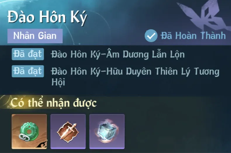Ảnh Nhân Gian Đào Hôn Ký trong game Nghịch Thuỷ Hàn