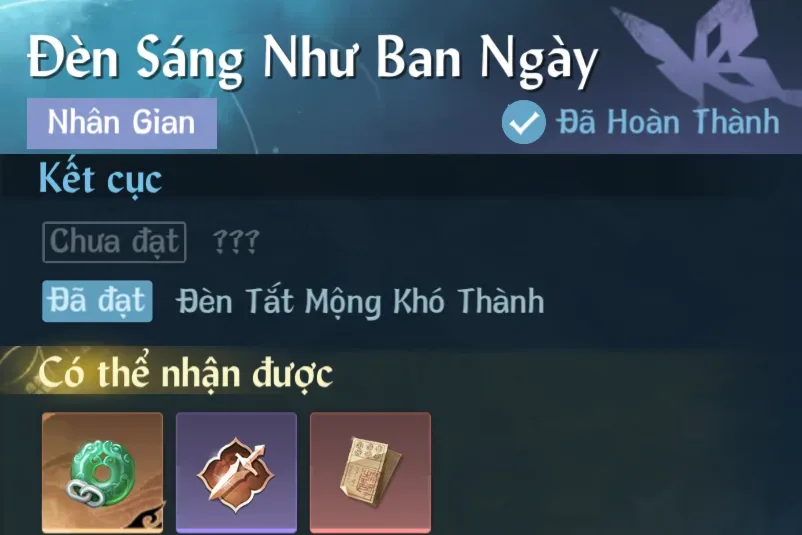 Ảnh Nhân Gian Đèn Sáng Như Ban Ngày trong game Nghịch Thuỷ Hàn