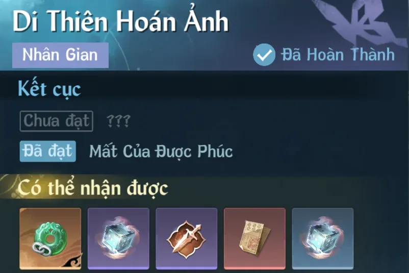 Ảnh Nhân Gian Di Thiên Hoán Ảnh trong game Nghịch Thuỷ Hàn