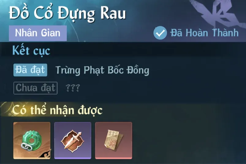 Ảnh Nhân Gian Đồ Cổ Đựng Rau trong game Nghịch Thuỷ Hàn