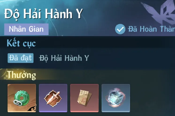 Ảnh Nhân Gian Độ Hải Hành Y trong game Nghịch Thuỷ Hàn