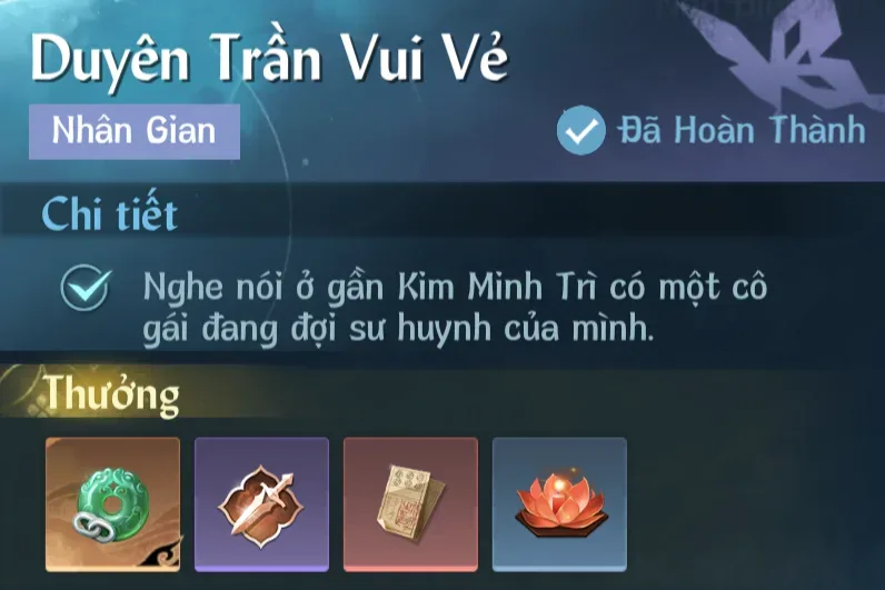 Ảnh Nhân Gian Duyên Trần Vui Vẻ trong game Nghịch Thuỷ Hàn