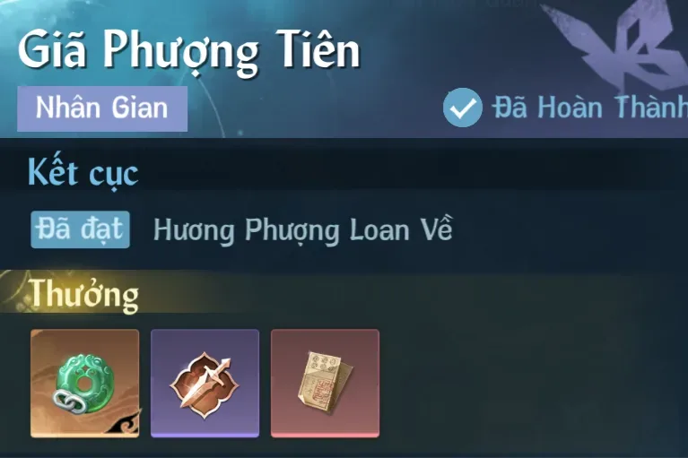 Ảnh Nhân Gian Giã Phượng Tiên trong game Nghịch Thuỷ Hàn