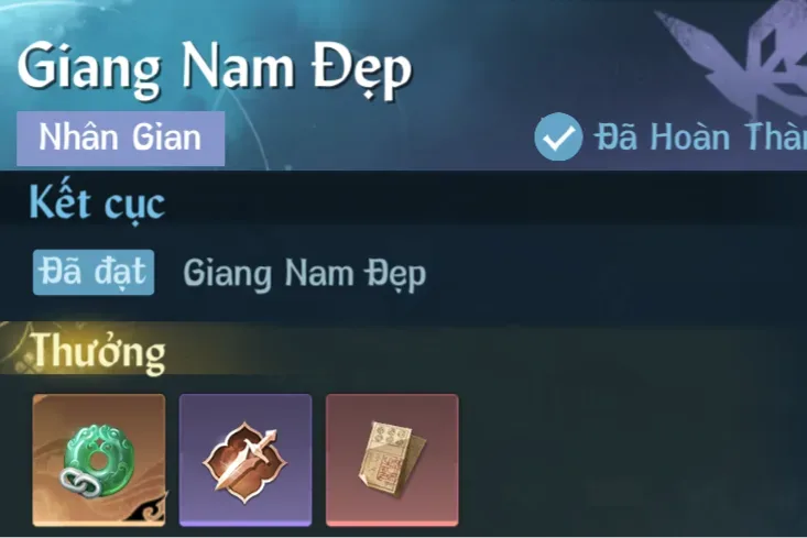 Ảnh Nhân Gian Giang Nam Đẹp trong game Nghịch Thuỷ Hàn