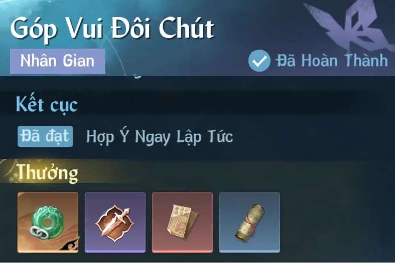 Ảnh Nhân Gian Góp Vui Đôi Chút trong game Nghịch Thuỷ Hàn