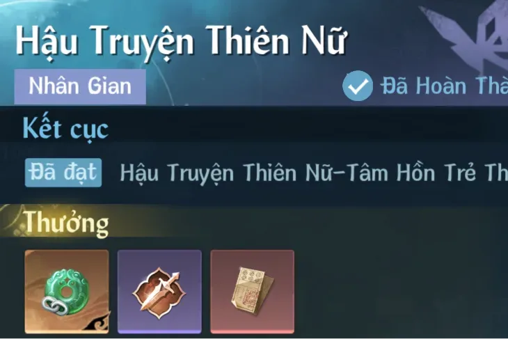 Ảnh Nhân Gian Hậu Truyện Thiên Nữ trong game Nghịch Thuỷ Hàn