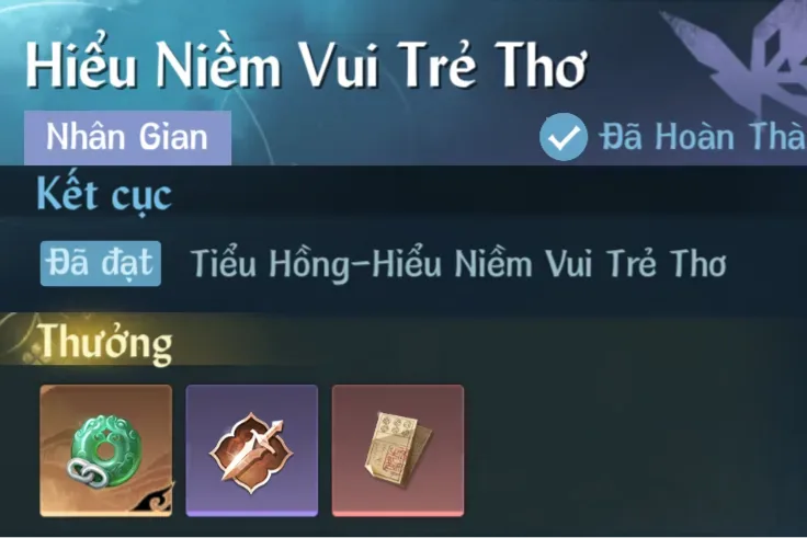 Ảnh Nhân Gian Hiểu Niềm Vui Trẻ Thơ trong game Nghịch Thuỷ Hàn
