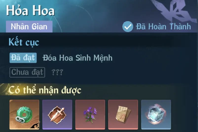 Ảnh Nhân Gian Hoả Hoa trong game Nghịch Thuỷ Hàn