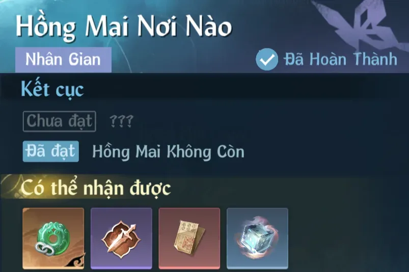 Ảnh Nhân Gian Hồng Mai Nơi Nào trong game Nghịch Thuỷ Hàn