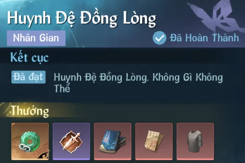 Ảnh Nhân Gian Huynh Đệ Đồng Lòng trong game Nghịch Thuỷ Hàn