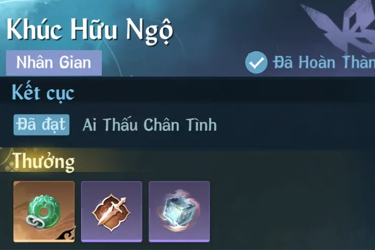 Ảnh Nhân Gian Khúc Hữu Ngộ trong game Nghịch Thuỷ Hàn