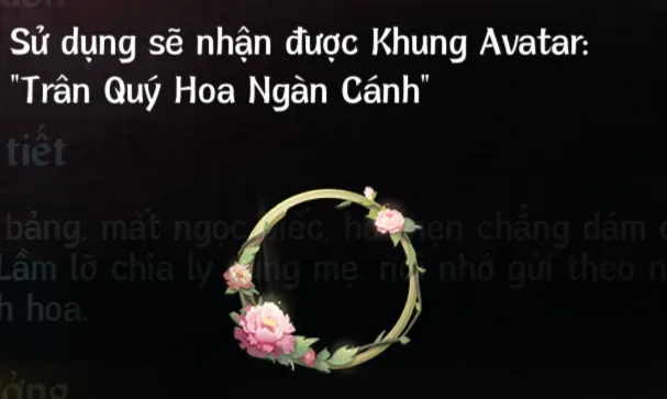 Khung Avatar Trân Quý Hoa Ngàn Cánh
