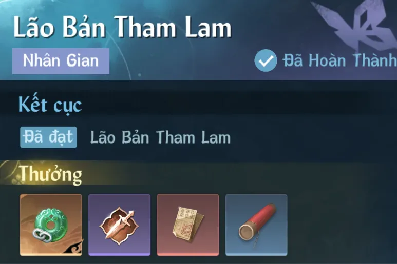 Ảnh Nhân Gian Lão Bản Tham Lam trong game Nghịch Thuỷ Hàn