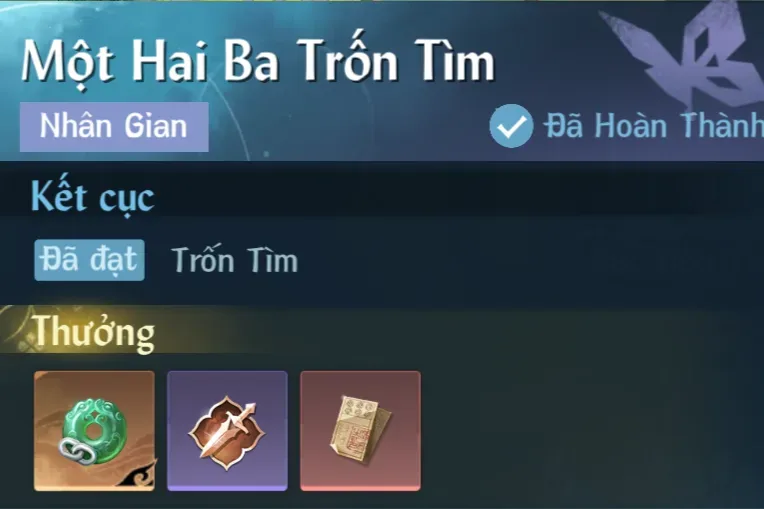 Ảnh Nhân Gian Một Hai Ba Trốn Tìm trong game Nghịch Thuỷ Hàn