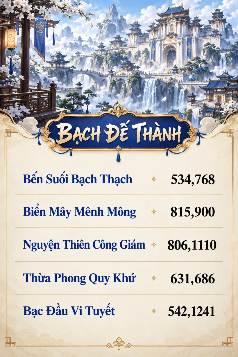 Ngắm Nhìn Nhân Gian-Bạch Đế Thành
