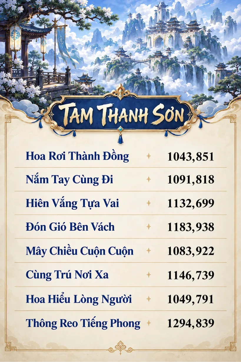 Ngắm Nhìn Nhân Gian-Tam Thanh Sơn