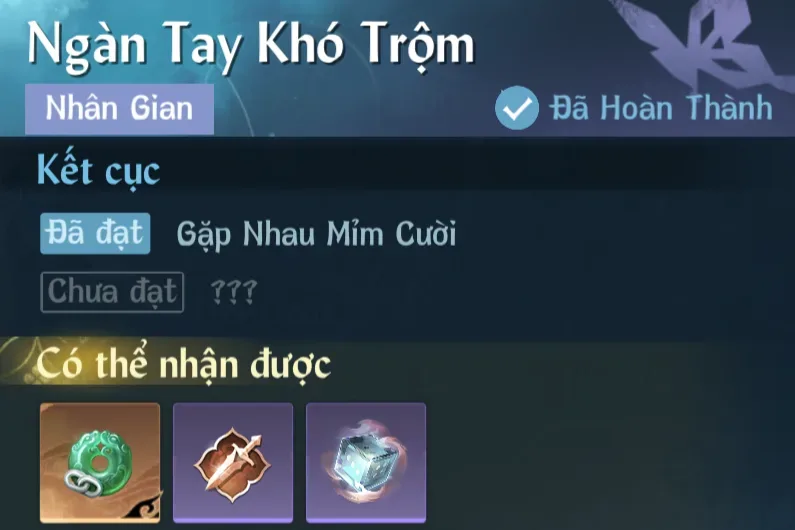Ảnh Nhân Gian Ngàn Tay Khó Trộm trong game Nghịch Thuỷ Hàn