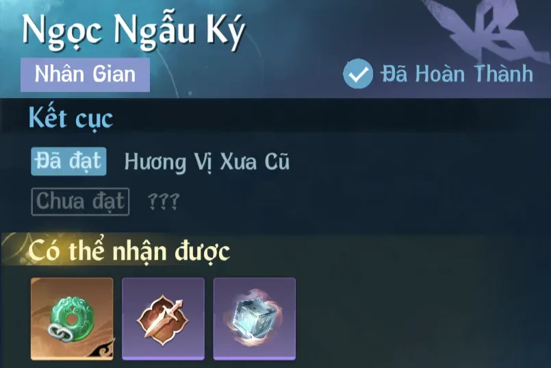 Ảnh Nhân Gian Ngọc Ngẫu Ký trong game Nghịch Thuỷ Hàn