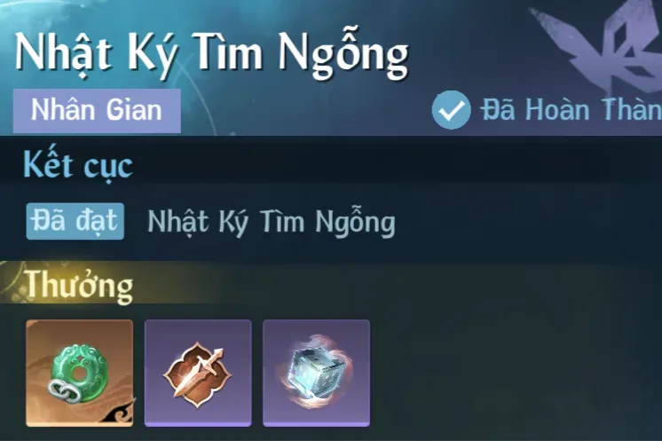 Ảnh Nhân Gian Nhật Ký Tìm Ngỗng trong game Nghịch Thuỷ Hàn