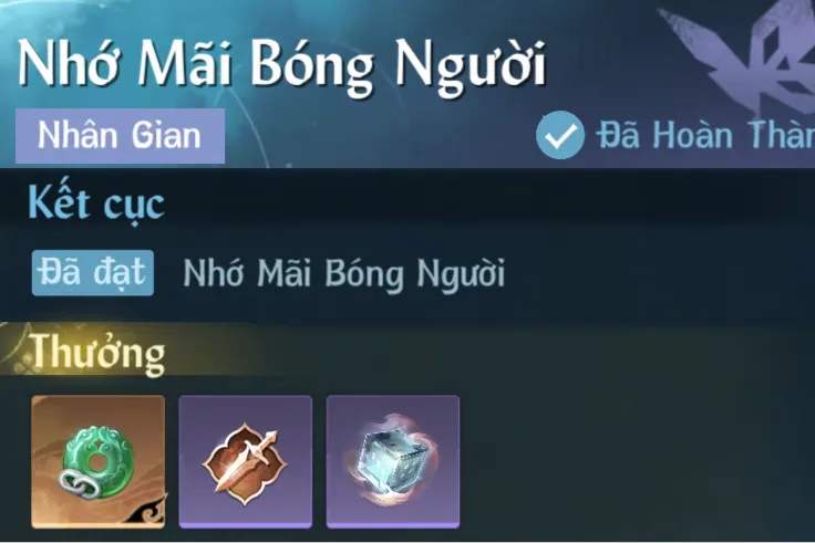 Ảnh Nhân Gian Nhớ Mãi Bóng Người trong game Nghịch Thuỷ Hàn