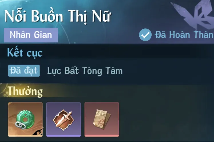 Ảnh Nhân Gian Nỗi Buồn Thị Nữ trong game Nghịch Thuỷ Hàn