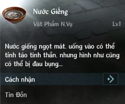 nước giếng