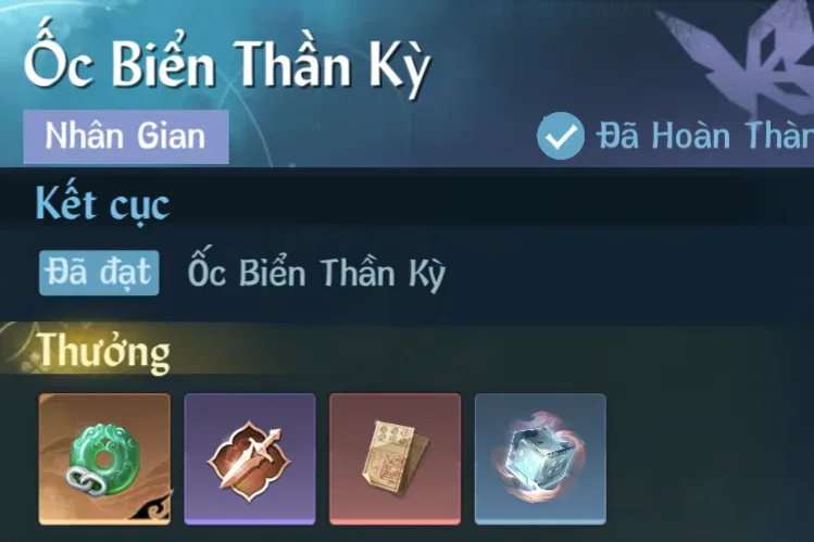 Ảnh Nhân Gian Ốc Biển Thần Kỳ trong game Nghịch Thuỷ Hàn