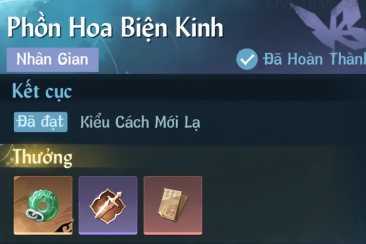 Ảnh Nhân Gian Phồn Hoa Biện Kinh trong game Nghịch Thuỷ Hàn