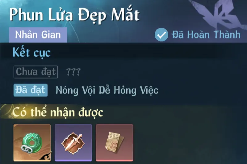 Ảnh Nhân Gian Phun Lửa Đẹp Mắt trong game Nghịch Thuỷ Hàn