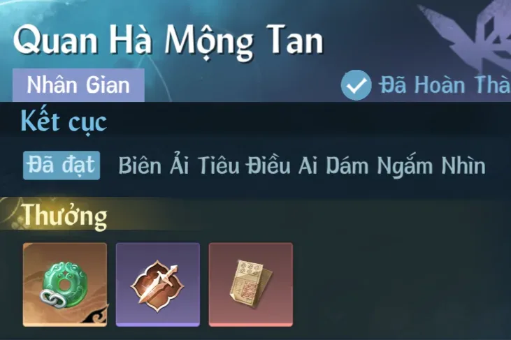 Ảnh Nhân Gian Quan Hà Mộng Tan trong game Nghịch Thuỷ Hàn