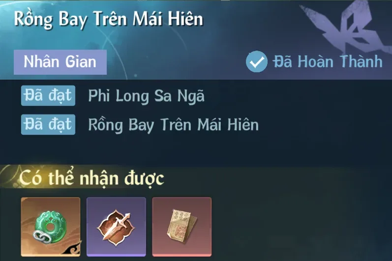 Ảnh Nhân Gian Rồng Bay Trên Mái Hiên trong game Nghịch Thuỷ Hàn