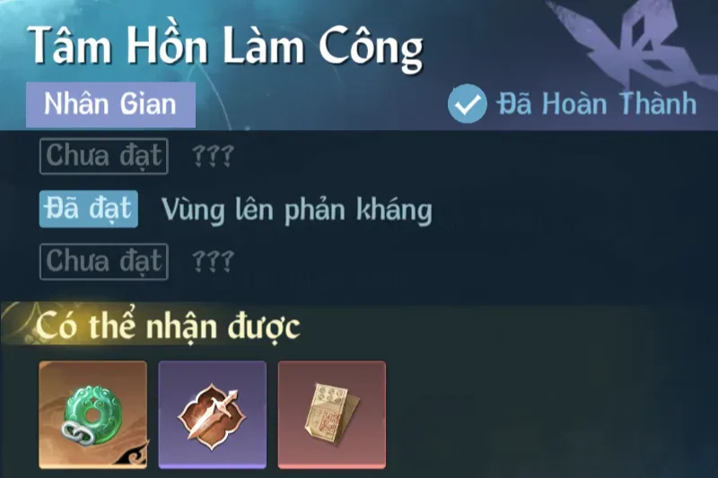 Ảnh Nhân Gian Tâm Hồn Làm Công trong game Nghịch Thuỷ Hàn