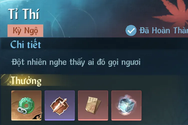 Ảnh Kỳ Ngộ Tỉ Thí trong game Nghịch Thuỷ Hàn