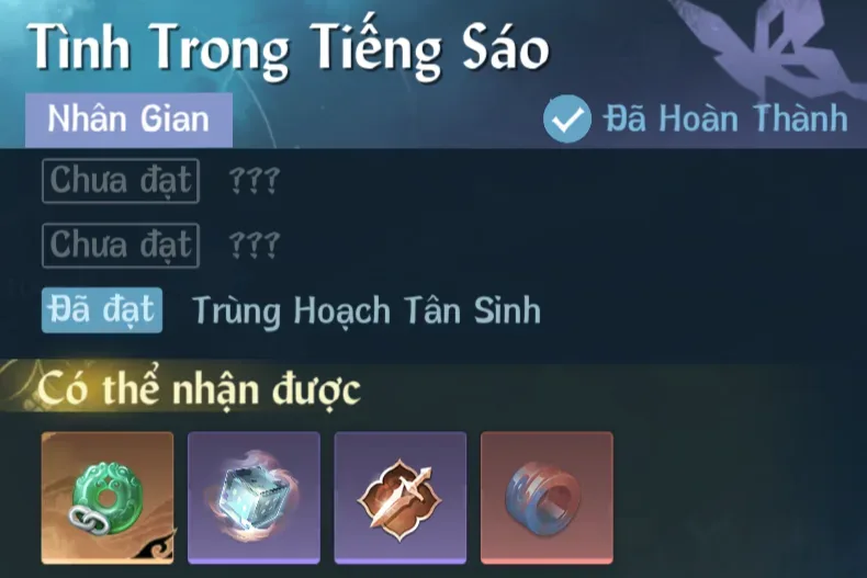 Ảnh Nhân Gian Tình Trong Tiếng Sáo trong game Nghịch Thuỷ Hàn
