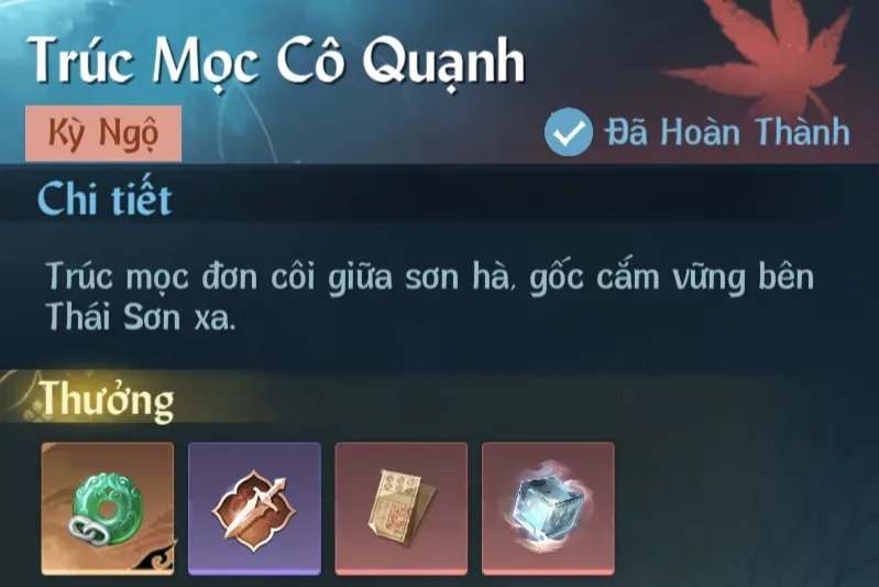 Ảnh Kỳ Ngộ Trúc Mọc Cô Quạnh trong game Nghịch Thuỷ Hàn