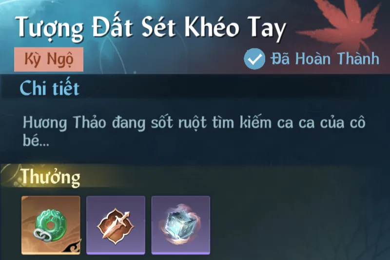 Ảnh Kỳ Ngộ Tượng Đất Sét Khéo Tay trong game Nghịch Thuỷ Hàn