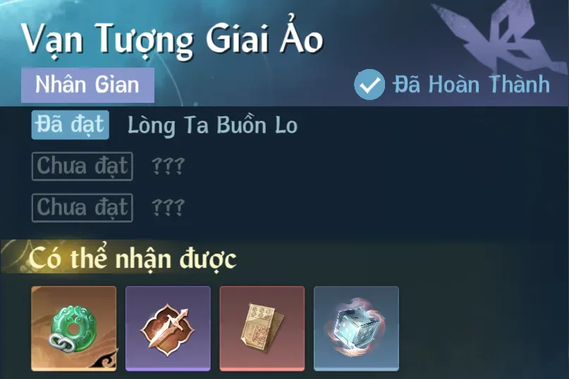 Ảnh Nhân Gian Vạn Tượng Giai Ảo trong game Nghịch Thuỷ Hàn