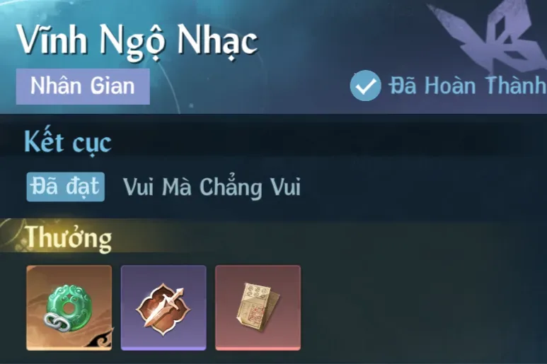 Ảnh Nhân Gian Vĩnh Ngộ Nhạc trong game Nghịch Thuỷ Hàn