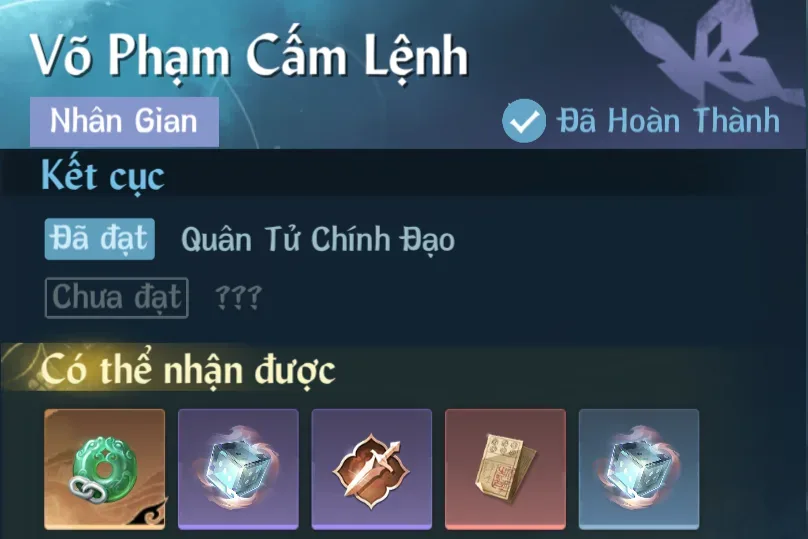 Ảnh Nhân Gian Võ Phạm Cấm Lệnh trong game Nghịch Thuỷ Hàn
