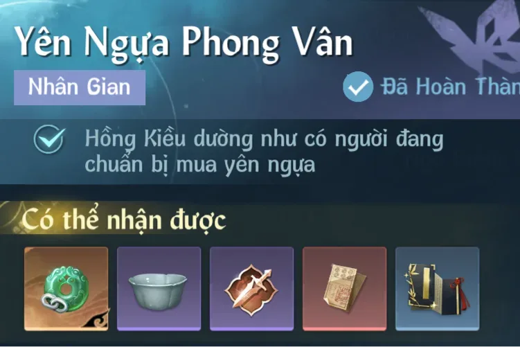 Ảnh Nhân Gian Yên Ngựa Phong Vân trong game Nghịch Thuỷ Hàn